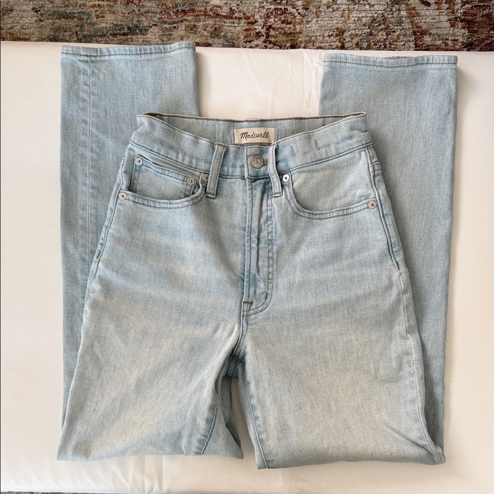 Madewell Women's High Rise Jeans in Light Blue